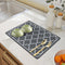 Absorbent 19"x 12" Dish Drying Mats for Baby Bottle Dish Rack, Coffee