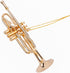 LQDSHGLK 4.72" (4.72" Brass String Miniature Trumpet Hanging Ornament Mini Musical Instrument Trumpet Replica Christmas