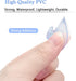12pcs 40mm Clear PVC Suction Cup Pads, Extra Strong Adhesive Holder for Home Kitchen and Bathroom