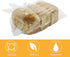 200 Pack 18 24 Inch Packaging, Bag(1 x Plastic Produce Bags Bread Loaf Bags Clear Plastic Flat Poly Bags with Twist