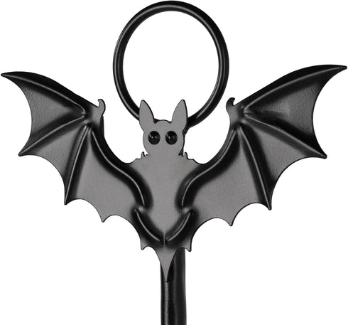 Set 2Black Wall Sconce Candle Holder Metal Hanging Wall Decorations Gothic Bat Wall Light Candle Holder for Home,Living