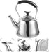 Luxshiny 1pc Chirping Kettle, Whistling Tea Kettle for Loose Leaf Tea, Stainless Steel Stovetop Teapot