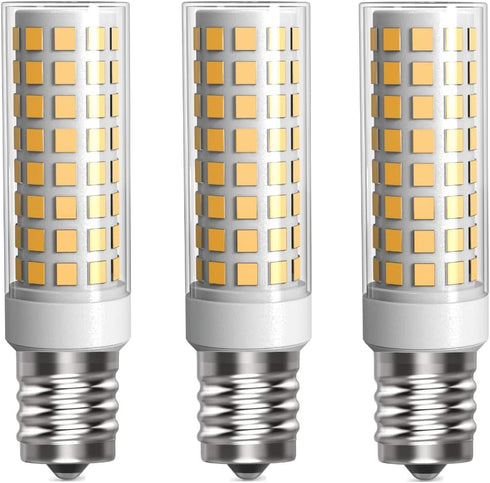 E17 LED Bulb 3 Pack, Microwave Oven Appliance Light Bulb for Over Cooker Lamp, 7W