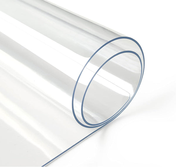 Deep Dream 1.5mm Clear Desk Cover Protector - 14×24 Inch Vinyl Pad for Office and Writing Desk