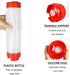 Daphilly 4 16 oz Pcs Inverted Plastic Squeeze Bottles, Condiment Squeeze Bottles for Sauces, Tip Large Valve Refillable