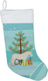 Caroline's Treasures BB9272CS Paso Fino Horse Christmas Stocking, Teal Fireplace Hanging Decor for Holidays