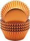 Standard Orange Foil Cupcake Liners, 100-Count Muffin Baking Cups for Party and More