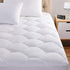 Cal King Mattress Pad - Ultra Soft Quilted Fitted Topper Cover, 8-21" Deep Pocket Protector for Home, Dorm, Hotel -