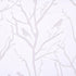 Madison Park Semi Sheer Single Curtain - Modern Botanical Print, Grommet Top, 50x95", Bird White