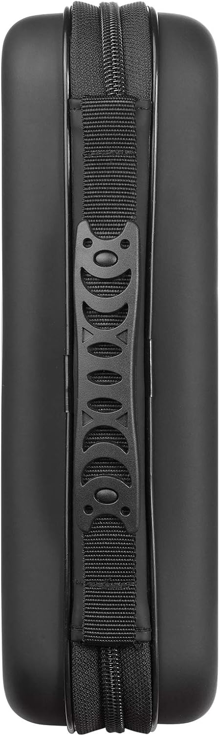 alavisxf xx CD Case, Portable Zipper Holder for 96 Capacity Blu-ray DVD, Disc Storage Organizer Wallet Bag (Black)
