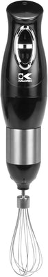 Kalorik 3-in-1 Immersion Blender, Chopper, and Mixer - Black, 14.5x5x6