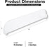 Pack of 3 Shelf Pushers Dividers - Organizer for Smoke Shop, Convenience Store - Drink, Box & Cigarette Display for