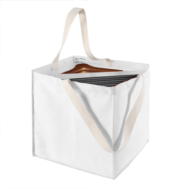 Fresheracc Clothes Hanger Organizer Holder for Space Saving, Triangle Storage Bag with Handles for Closet Tidier