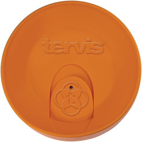 Tervis Travel Lid, Double Walled Insulated Tumbler Travel Cup, Fits 16oz Tumblers, Orange