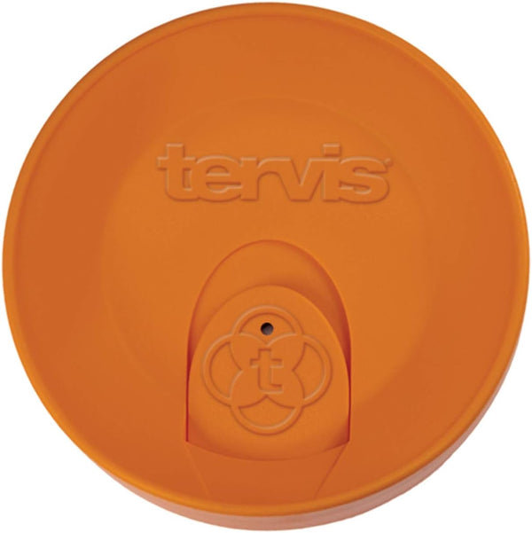 Tervis Travel Lid, Double Walled Insulated Tumbler Travel Cup, Fits 16oz Tumblers, Orange