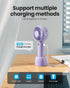 Gaiatop Mini Portable Fan, Powerful Handheld Fan, 3 Speed Personal Small Desk Fan, USB Rechargeable for Stylish Women