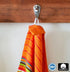 12 Pack 100% 16x28 COTTON CRAFT Salsa Stripe Kitchen Towels - Cotton Tea Dish Towels - Absorbent Reusable Low Lint