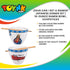 Bowl Bop Jesus Can I Get A Ramen? Japanese Ceramic Dinnerware Set, 16-Ounce Ramen Bowl and Wooden Chopsticks