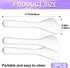 Pndeyo 3pcs 3.17"0.98" Mini Stainless Steel Makeup Spatula, Reusable Cosmetic Cream Spatulas Spoon, Skincare Scoop