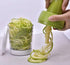 5 in 1 Handheld Spiralizer Vegetable Slicer, Green, Plastic, ABS, Stainless Steel