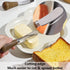 2 Pack Butter Spreader Knife, Stainless Steel Cheese Spreaders with Wood Handle for Cutting & Spreading Butter