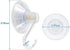 Clear Plastic Suction Cup Hook, oobest 6 Pack Ultra Heavy Duty Hooks, Strong Power Lock, Waterproof, Oil-Proof for