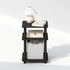 3-Tier Closet, Furinno Turn-N-Tube Night Stand, Nightstand with Open Shelf, Bedside Table, End Table, Side Table