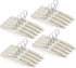 Jetec 16 Pieces Satin Padded Hangers for Women Clothing 15 Inch Satin