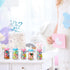 Sieral 16 Pack 4 Inch Candy Bottles for Baby Shower Mini Baby Bottle Gender Reveal Party Favors for Guests Blue Pink