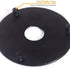 suyika Cast Iron Mat with Rubber Pegs for Japanese Tea Kettle Black Trivet 5.3in