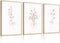 Olctedo Nursery Flower Wall Art Girl Floral Canvas Wall Decor Boho Wildflower Art