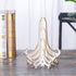 Artliving 10" Decorative Plate Stand Holder, Plastic Picture Easel Display Stand, White Gold, 2 Pack