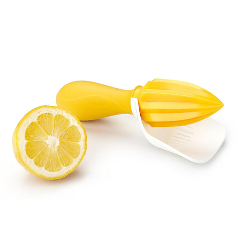 Tovolo Citrus Reamer Juicer with Seed Catcher Manual Fruit Juicer for Lemons