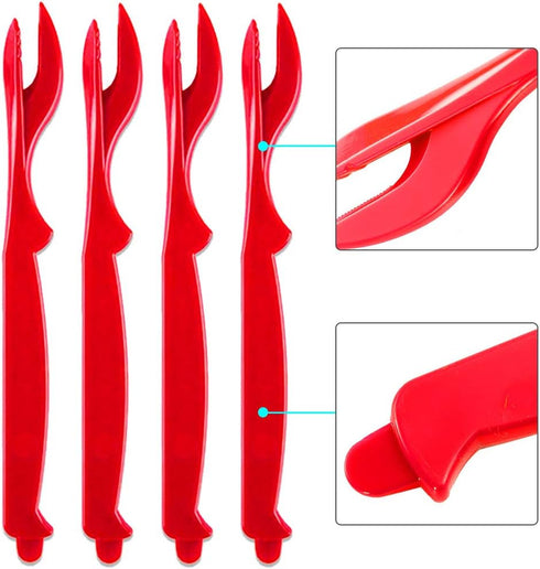 13 Set 4 4 4 1 Pieces Crab Leg Crackers Including Nut Crackers, Lobster Shell Forks, Stainless Steel Forks and Portable