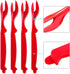 13 Set 4 4 4 1 Pieces Crab Leg Crackers Including Nut Crackers, Lobster Shell Forks, Stainless Steel Forks and Portable