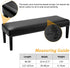 YISUN Dining Room Bench Covers, PU Leather Waterproof Upholstered Bench Slipcover, Removable Washable Bench Seat