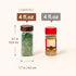 24Pcs (4Oz) ComSaf Glass Spice Jars with Label, Airtight Seasoning Containers with Lid for Home Cooks to Organizing