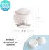 True Zoo Baseball Ice Mold, Silicone Ice Sphere Maker, Set of 1, White, Dishwasher Safe