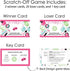 Big Dot of Happiness Spa Day - Girls Makeup Party Game Scratch Off Cards, 22 Count