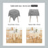 2 Pack 36X36 Inch Small Square Table Cloth Beige Washable Fabric Tablecloth Polyester Solid Tables Cover for Night