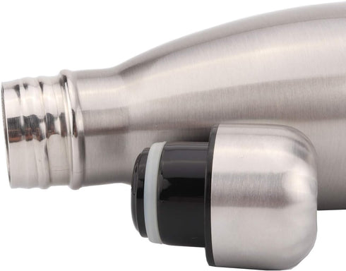18/8 350ml 500ml 750ml 1000ml (350ml) Double Wall Stainless Steel Vacuum Cola Shape Bottle, Narrow Mouth Thermo Flask