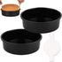 Set of 2 Round 10 Inch Cake Pans with 70 Pieces Parchment Paper, Non-stick, Dishwasher Safe