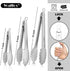 Walfos All Metal Kitchen Tongs: Heavy Duty 600? Heat Resistant Stainless Steel Tongs Set of 3 (7, 9, 12 Inch)