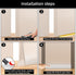 Adjustable Door Draft Stopper, Weather Stripping Seal for Cold Insulation, Under Door Sweep for Interior & Exterior