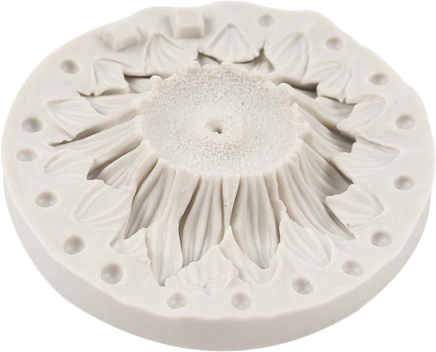 Large Sunflower Silicone Molds, 3D Flower Fondant Molds for Cake Decorating, Cupcake Topper, Candy
