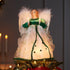 Kurt Adler UL 10-Light Angel Treetop Figurine, 12-Inch, Irish Tree Topper