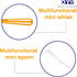 Mini Whisk Set, 2 Pieces Multifunctional Small Whisks for Cooking, Blending, Whisking, Beating Ingredients