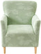 CRFATOP Stretch 1 Piece Chair Covers with Arms Printed Accent Chair Cover