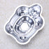 2 PCS Mini Small Aluminum Cake Mould - Turtle Shape Cake Pan Decorating Mould for Pudding Chocolate Jelly Tins Baking