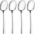 Extra Large Serving Spoons x2, Slotted Serving Spoon x2, 11.4 inch Silverware Set, Food-grade 18/8 Stainless Steel for